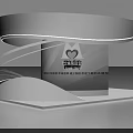 Sleek Modern White Curved Design Display Shelves For Commercial Retail Exhibition