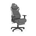 Gray Ergonomic Office Chair With High Back Adjustable Armrests And Wheels 3d model
