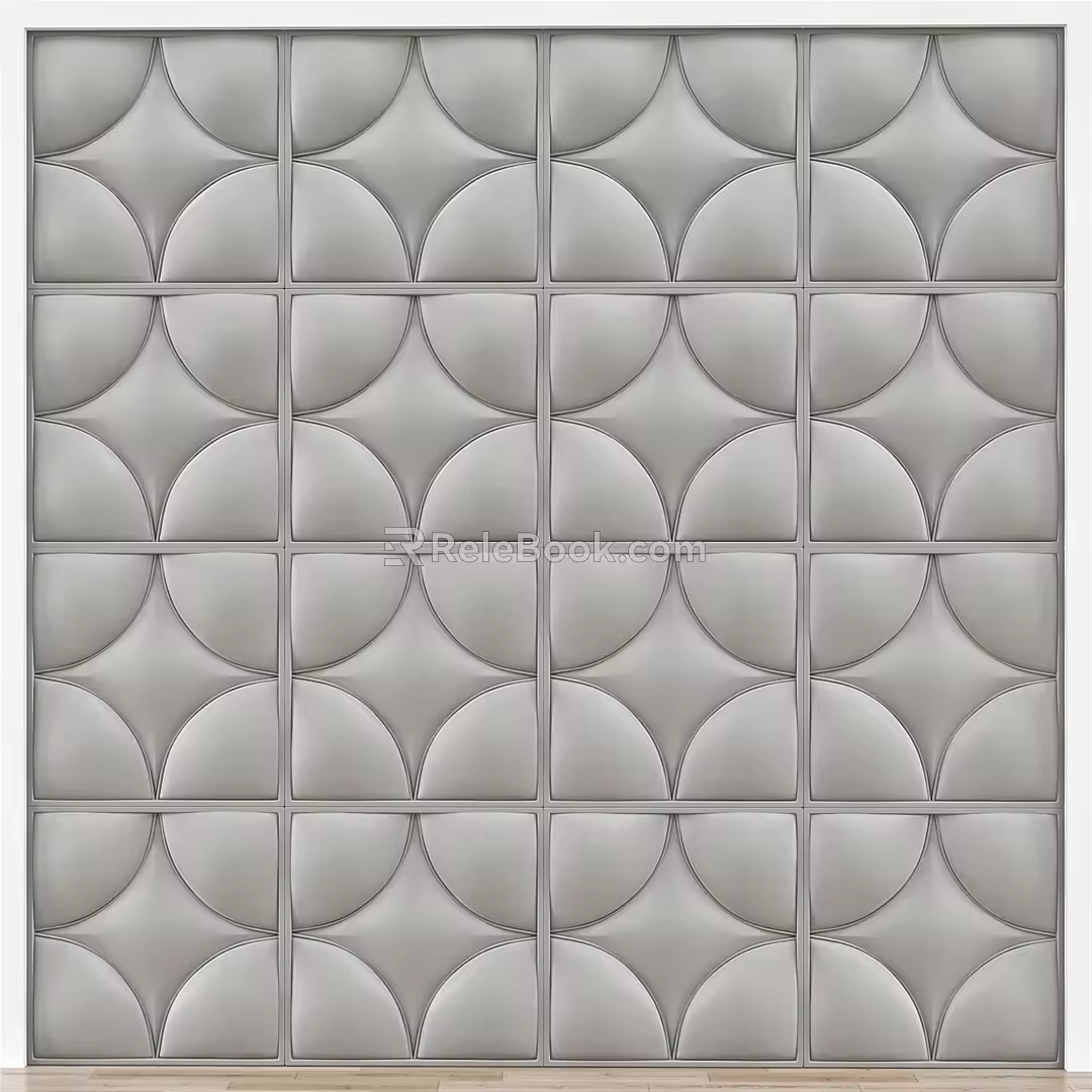 Modern Wall 3d model