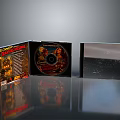 Open Pirates of the Caribbean CD Case With Disc And Metallic Silver Box