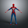 Spider Man 3D Model With Red And Blue Suit In Standing Pose