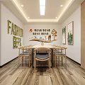 Modern Hospital Outpatient Ward Interior With Comfortable Beds Cabinets And Green Plants