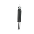 Black Cylindrical Shock Absorber With Silver Top And Bottom Components