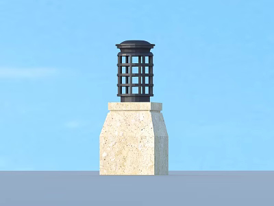 Lawn lamp outdoor lamp landscape lamp 3d model