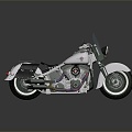 Modern motorcycle two-wheeled motorcycle off-road motorcycle road racing motorcycle 3d model