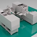 Industrial Equipment Modular Units With Mechanical Components For Manufacturing Process