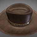 Modern cowboy hat 3d model