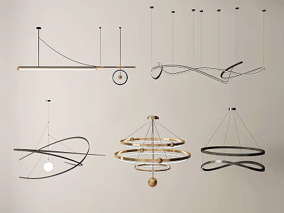 Modern Chandelier Dining Room Chandelier Living Room Chandelier Bedroom Chandelier Linear Chandelier 3d model