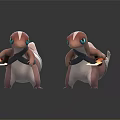 Modern Game Character Little Monster Little Monster 3d model
