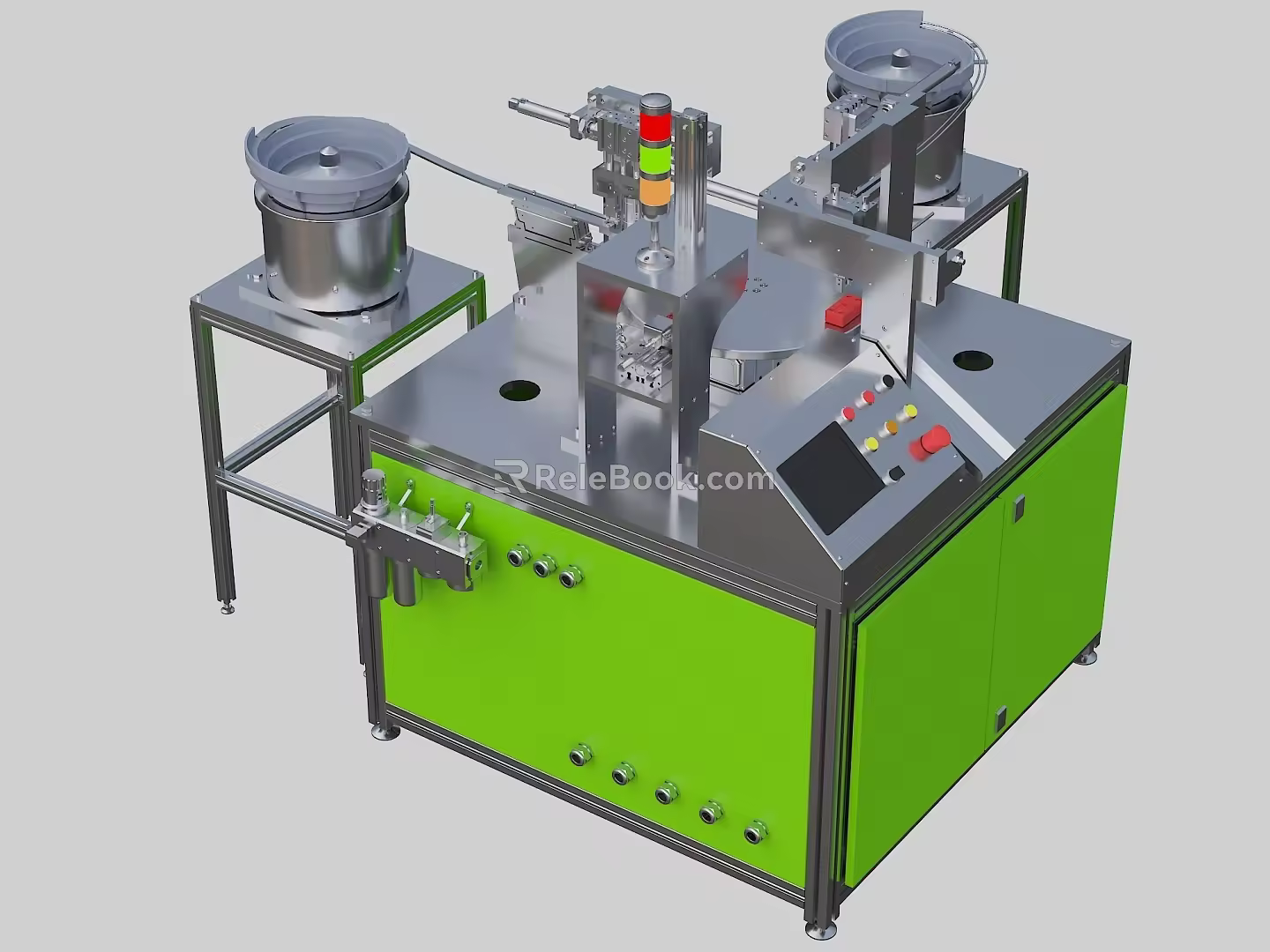 automatic assembly machine 3d model