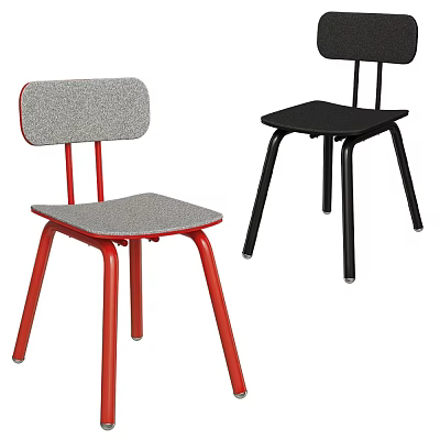 Nordic Dining Chair Casual Single Chair 3d model Nordic Dining Chair Casual Single Chair 3d model