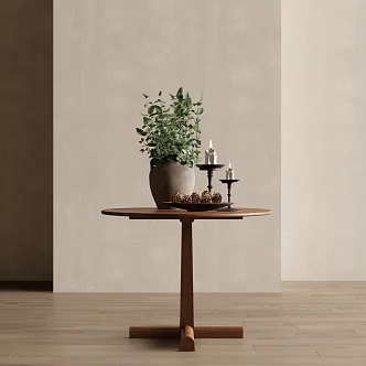 Decorative Round Table 3d model