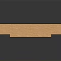 Modern Wooden Storage Shelf Unit With Tall Side Shelves And Middle Drawer Cabinet