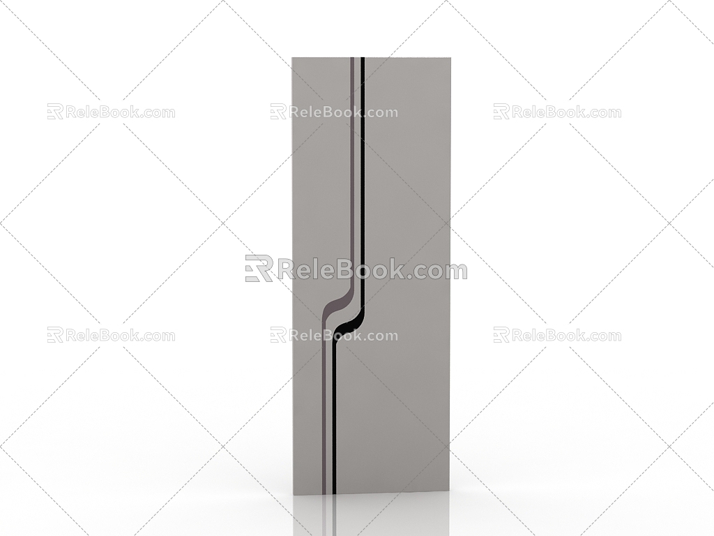 Jane ou door core door leaf 3d model