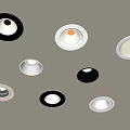 Modern Downlights And Spotlights With Various Designs And Colors For Home Ceiling