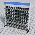 paint blending rack paint placement rack car paint rack 3d model
