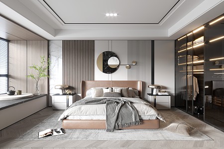 Modern Bedroom 3d model