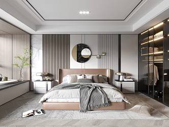 Modern Bedroom 3d model