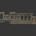 Historic Stone Architectural Structure Featuring Arches Columns And Decorative Windows Design