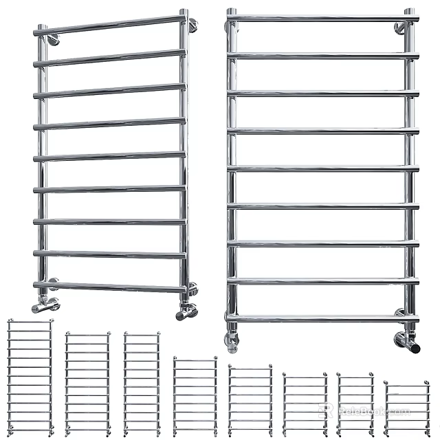 Stainless Steel Multi Tier Shelving Units With Mobile Wheels For Storage Solutions 3d model