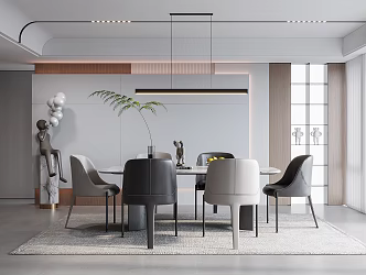 Modern Restaurant 3d model