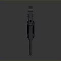 Detailed Black Tactical Weapon Featuring Modern Design Stock Barrel And Scope