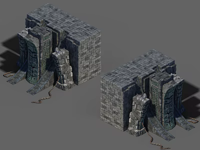 Modern wall wall 3d model Modern wall wall 3d model