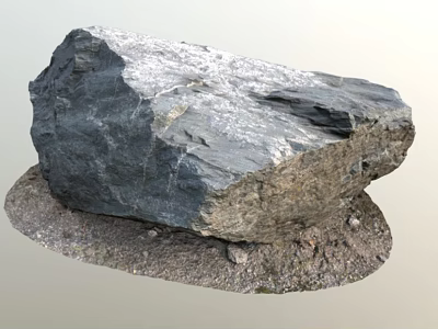 Natural Stone With Rough Surface And Earthy Base For Decorative Landscaping Projects 3d model