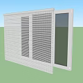 White Vertical Blinds On Glass Door For Home Privacy And Light Control