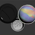 Fresh Beverage Cups With Black Lid And Colorful Dome Cover For Cold Drinks