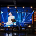 Modern Bar Interior Design With Warm Lighting Cozy Seating And Wine Racks