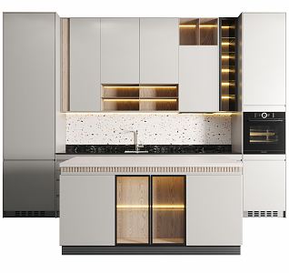 French Cabinets 3d model