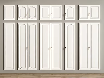 European Style Wardrobe Door Wardrobe Door Cabinet Door Wine Cabinet Door Board Shoe Cabinet Door 3d model