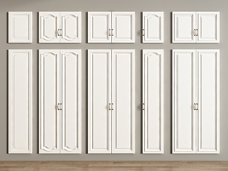 European Style Wardrobe Door Wardrobe Door Cabinet Door Wine Cabinet Door Board Shoe Cabinet Door 3d model