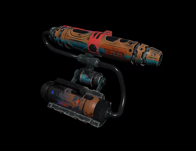 Modern Bazooka Launcher Artillery 3d model