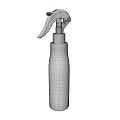 Chic Pink Floral Pattern Cleaning Spray Bottle For Household Fresh Use