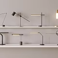 Reading Lamp Simple Table Lamp Desk Lamp Minimalist Metal Line Table Lamp 3d model