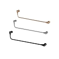 Stylish Bathroom Towel Bars In Brushed Gold Chrome And Matte Black Finishes