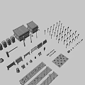 Game props 3d model