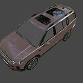 Modern Brown SUV Featuring Roof Rails LED Light Bar And Black Alloy Wheels