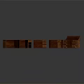 Wooden Desk Series With Various Shapes And Functional Drawers For Office Use