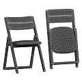 Modern High Quality Solid Wood Folding Dining Chair With Comfortable Fabric Padded Seat And Backrest