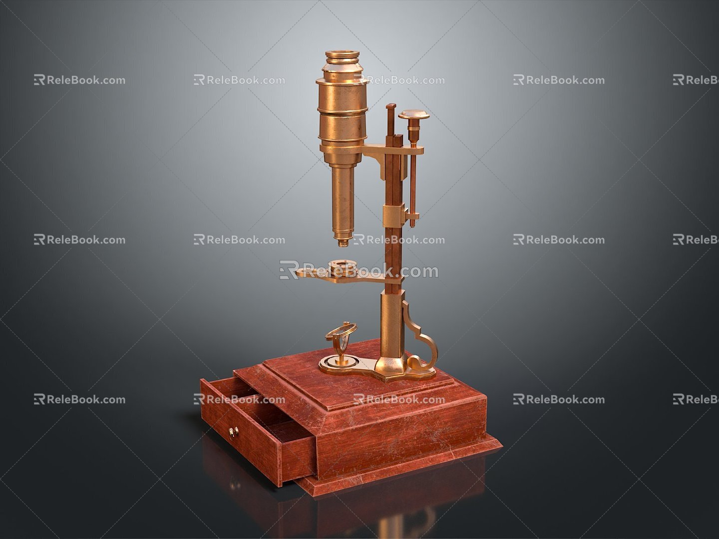 Microscope Magnifier Experimental Equipment Physical Equipment Chemical Observation Equipment Inspection Equipment Science Fiction Equipment 3d model