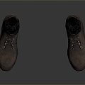 Cotton Shoes Warm Shoes Cold-proof Shoes Realistic 3d model