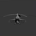 Space Exploration Martian Helicopter 3D Model With Gray White Camouflage Rotor And Red Markings