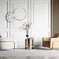 Modern Casual Sofa Combination Single Casual Sofa 3d model
