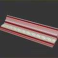 White Decorative Molding With Intricate Patterns For Home Interior Decoration Design