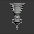 Intricate Carved Sculptural Vessel With Elaborate Patterns And Decorative Base