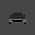 Classic Black Silver Two Door Sports Car Featuring Sleek Body And Alloy Wheels