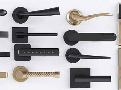 Door handle 3d model